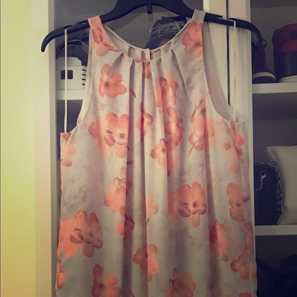 MNG Floral shift dress